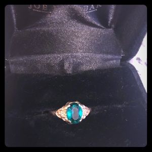 Emerald and 10k gold antique vintage REAL!